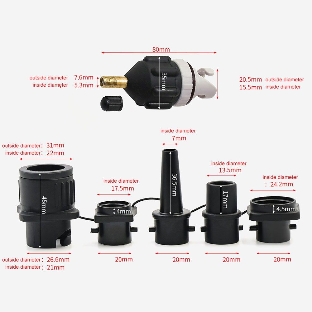 Float Ball Valve - Adaptador de Bomba Inflable 4 en