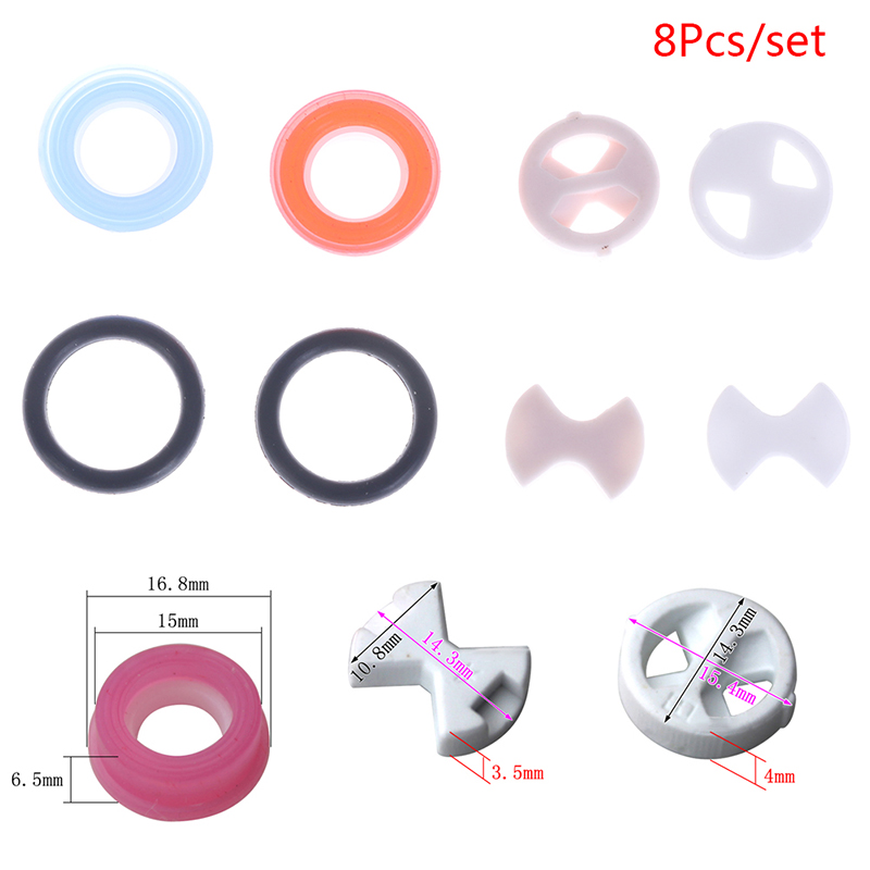 Silicone Tap Washer - 【Juego de 8 piezas de discos