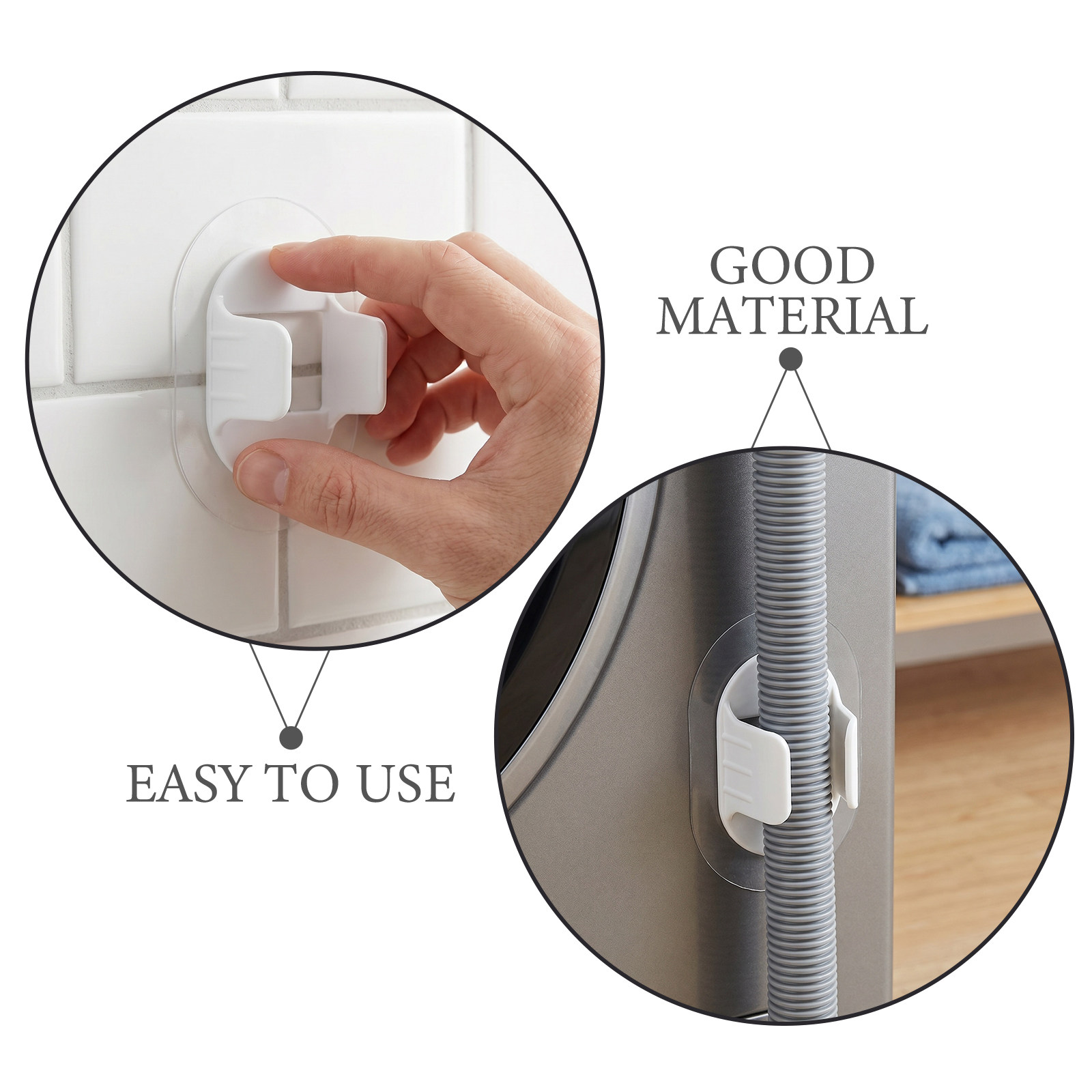4 piezas de abrazaderas de plá - Drain Pipe Clip reseña y precio