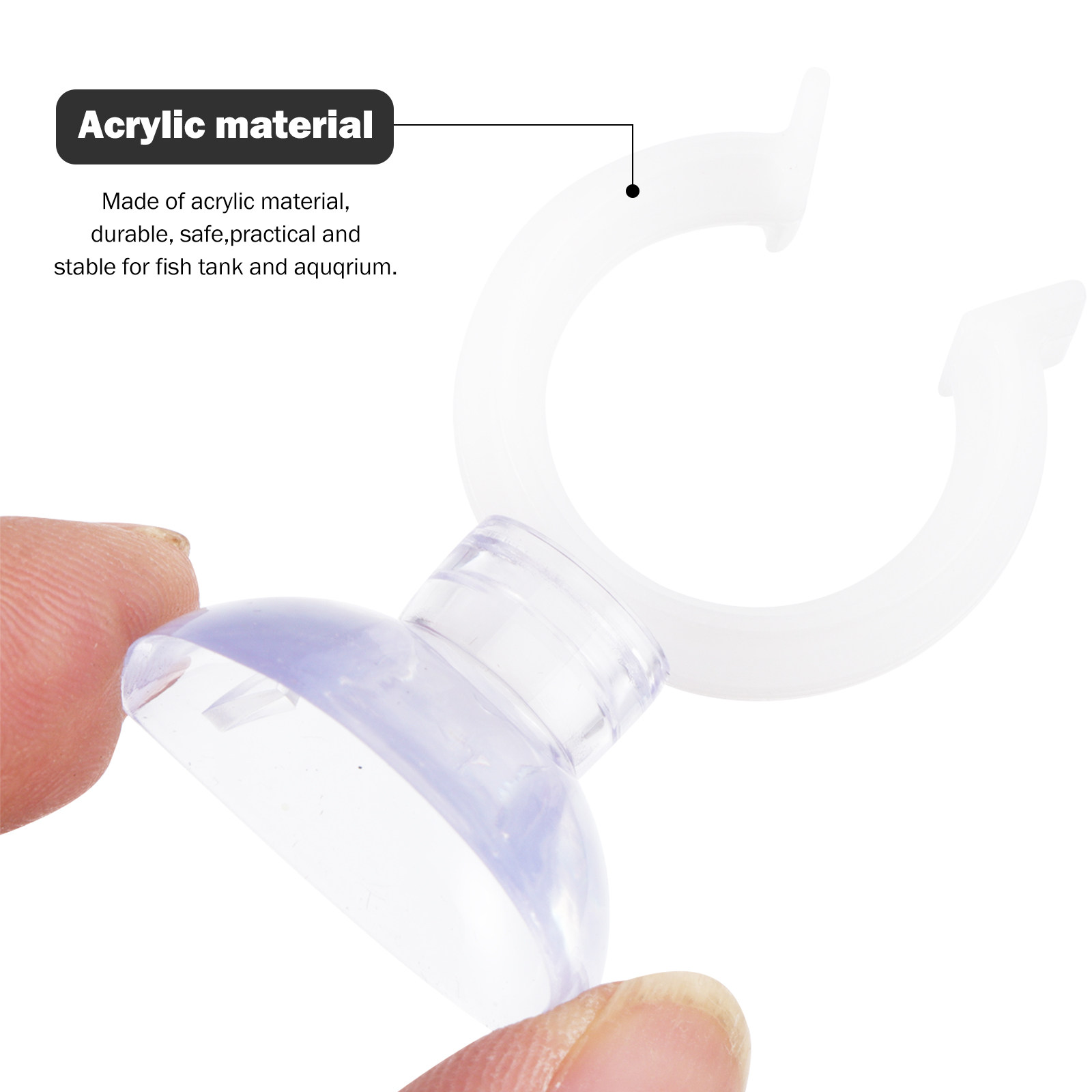 6 piezas de abrazaderas de plá - Plastic Pipe Clip reseña y precio