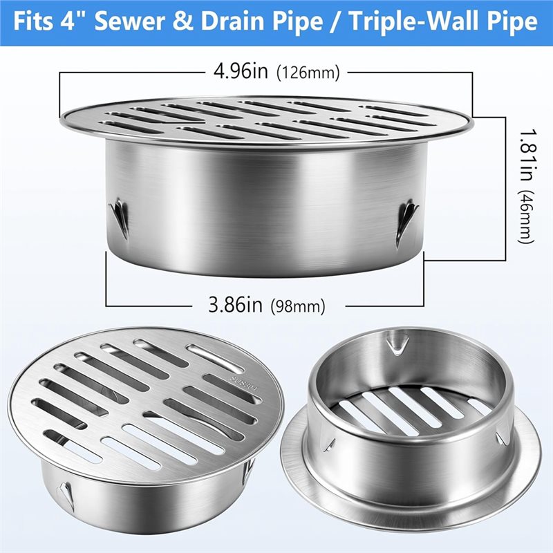 RMWIN - Rejilla de drenaje red - Drain Pipe Clip reseña y precio